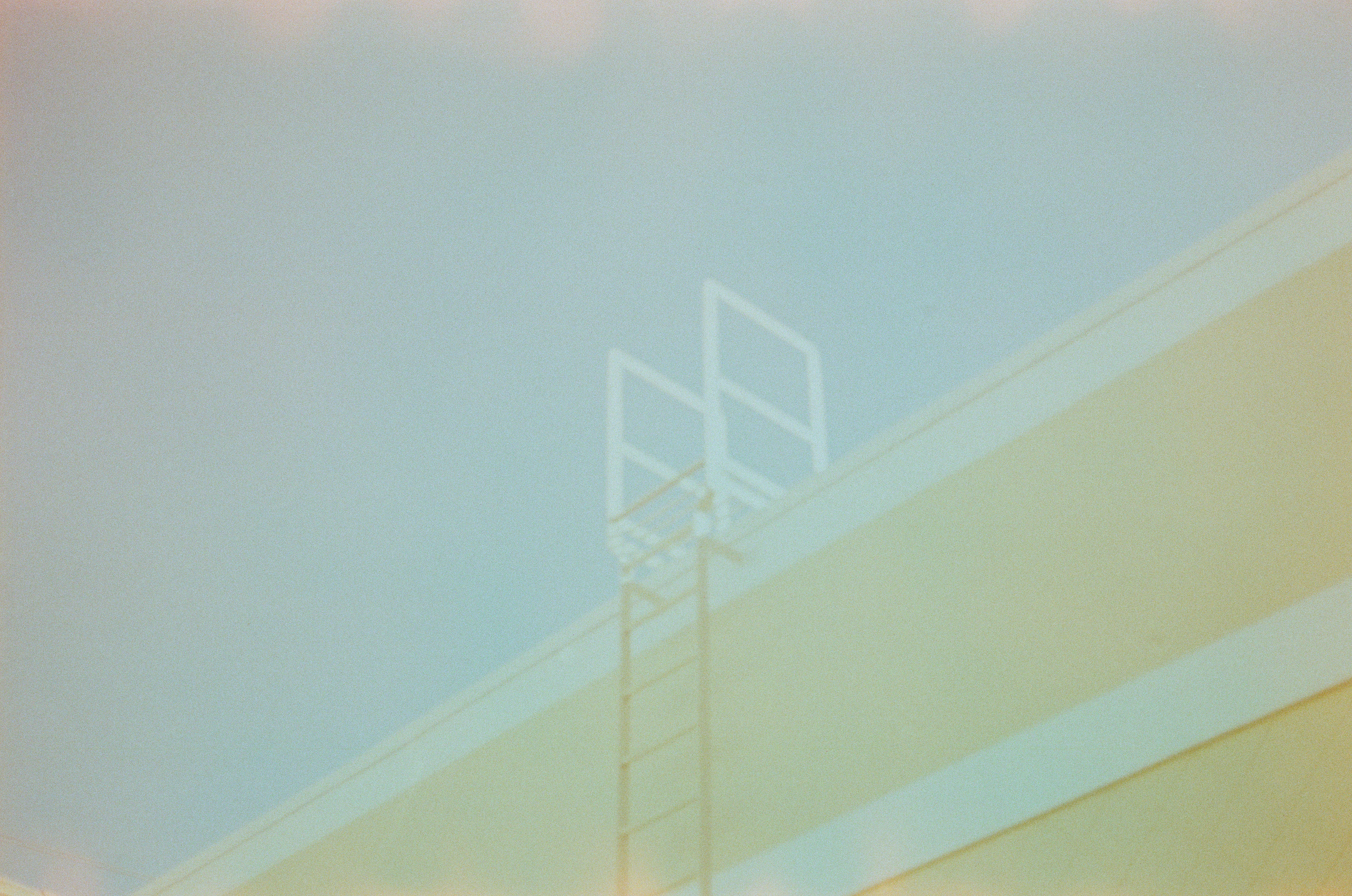 Ladder against blue sky